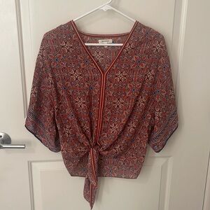 Max Studio Boho Style Blouse, Size Small